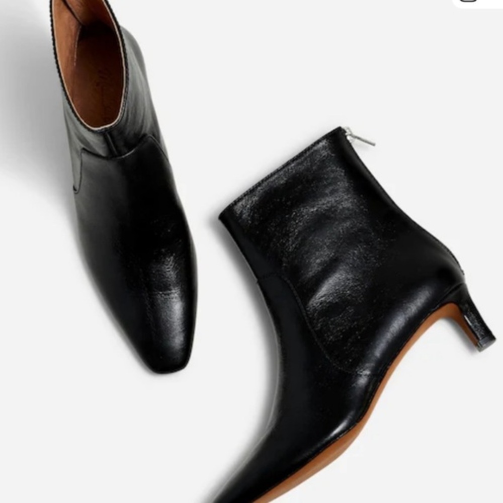 Madewell The Dimes Kitten-Heel Boot